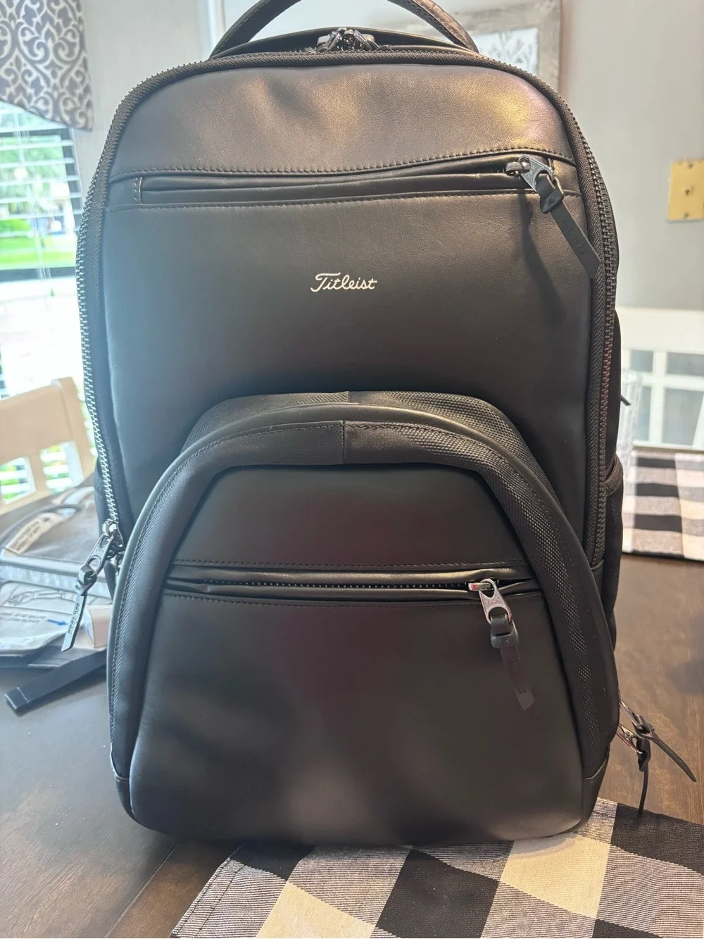 Titleist Premium Leather Backpack NWOT